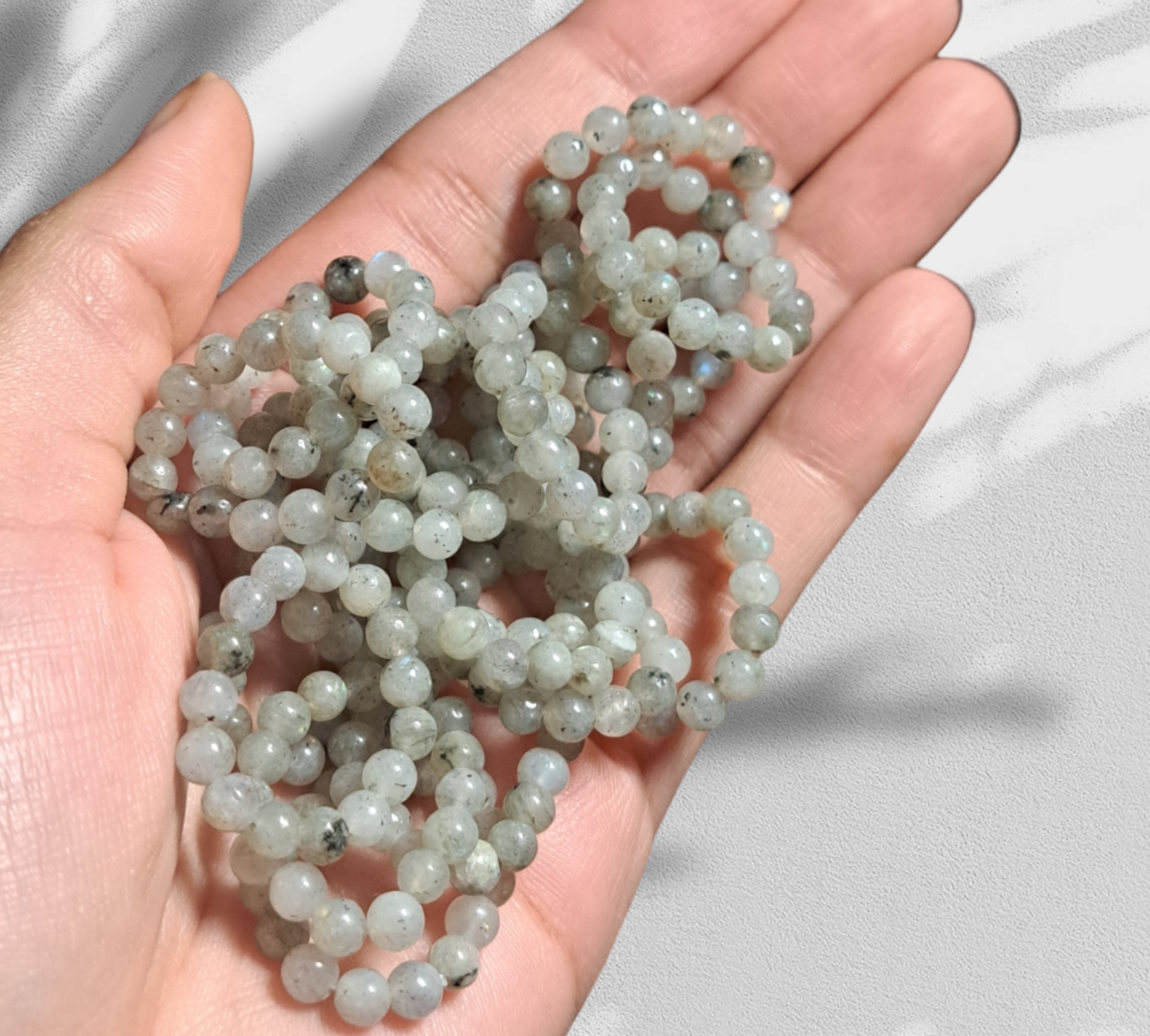 Labradorite Beaded Rings