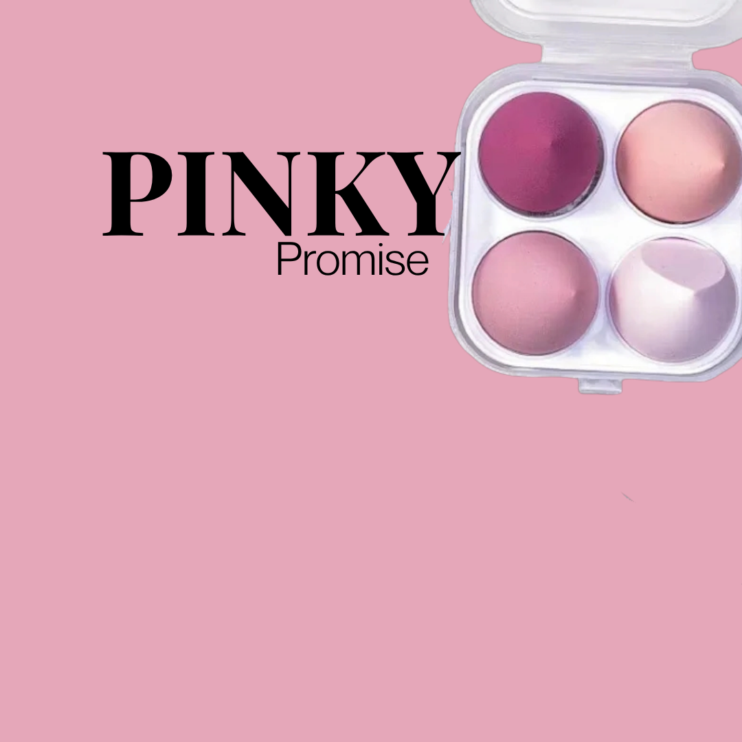 4 Piece Makeup Sponge Set
