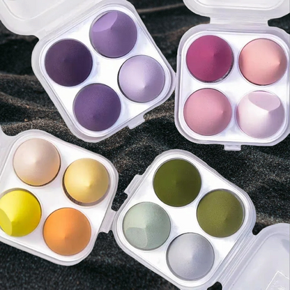 4 Piece Makeup Sponge Set
