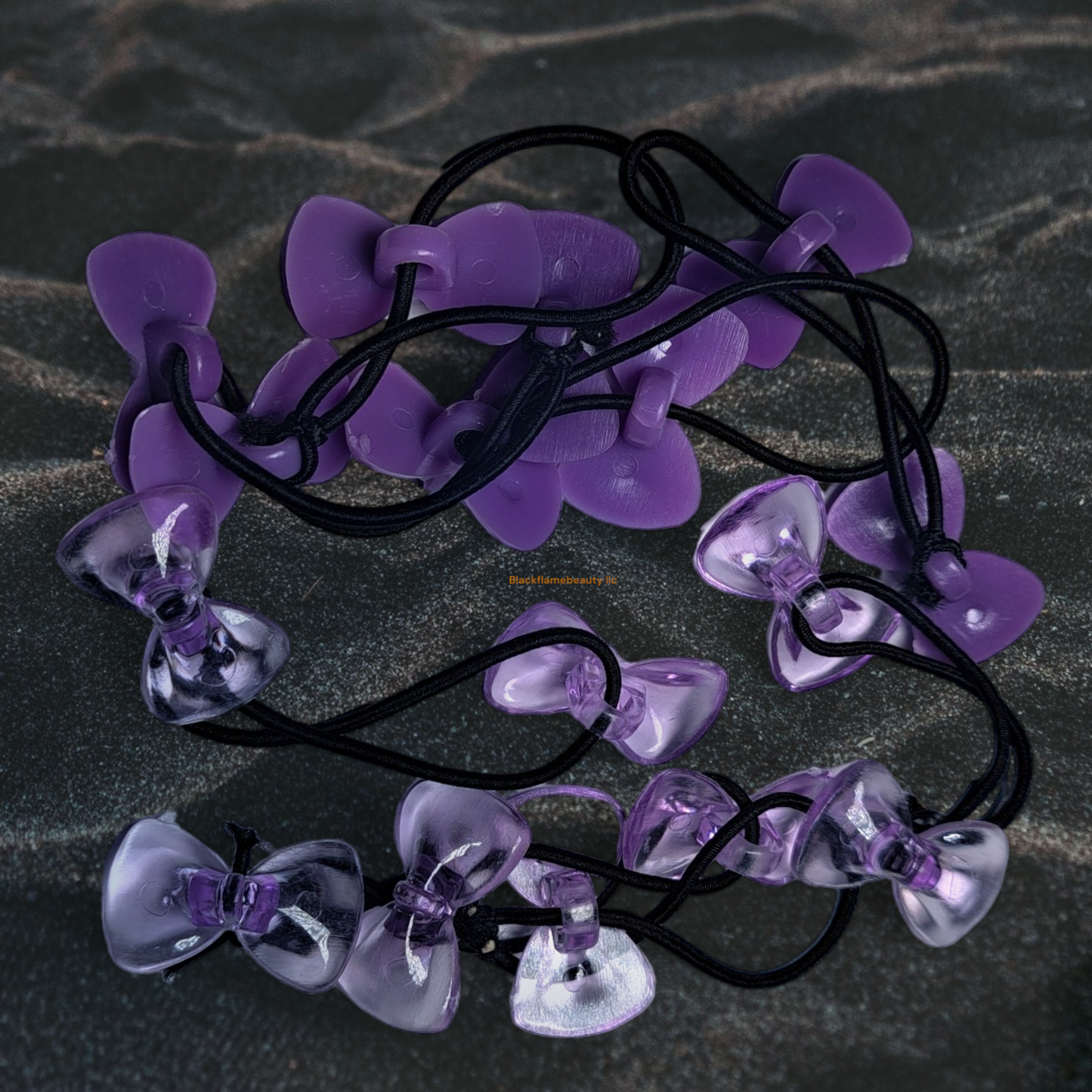 Bow Shaped Hair Ties 8 Pack